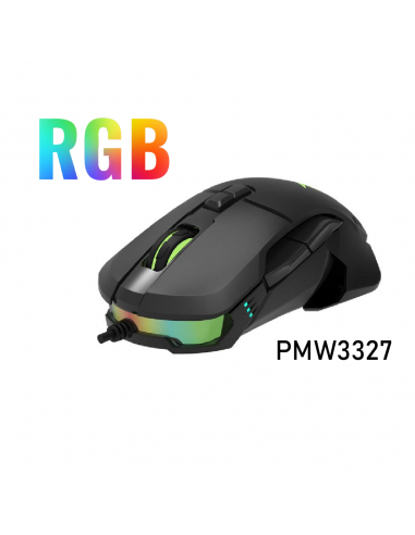 Мишка DELUX M629BU PMW3327 USB RGB
